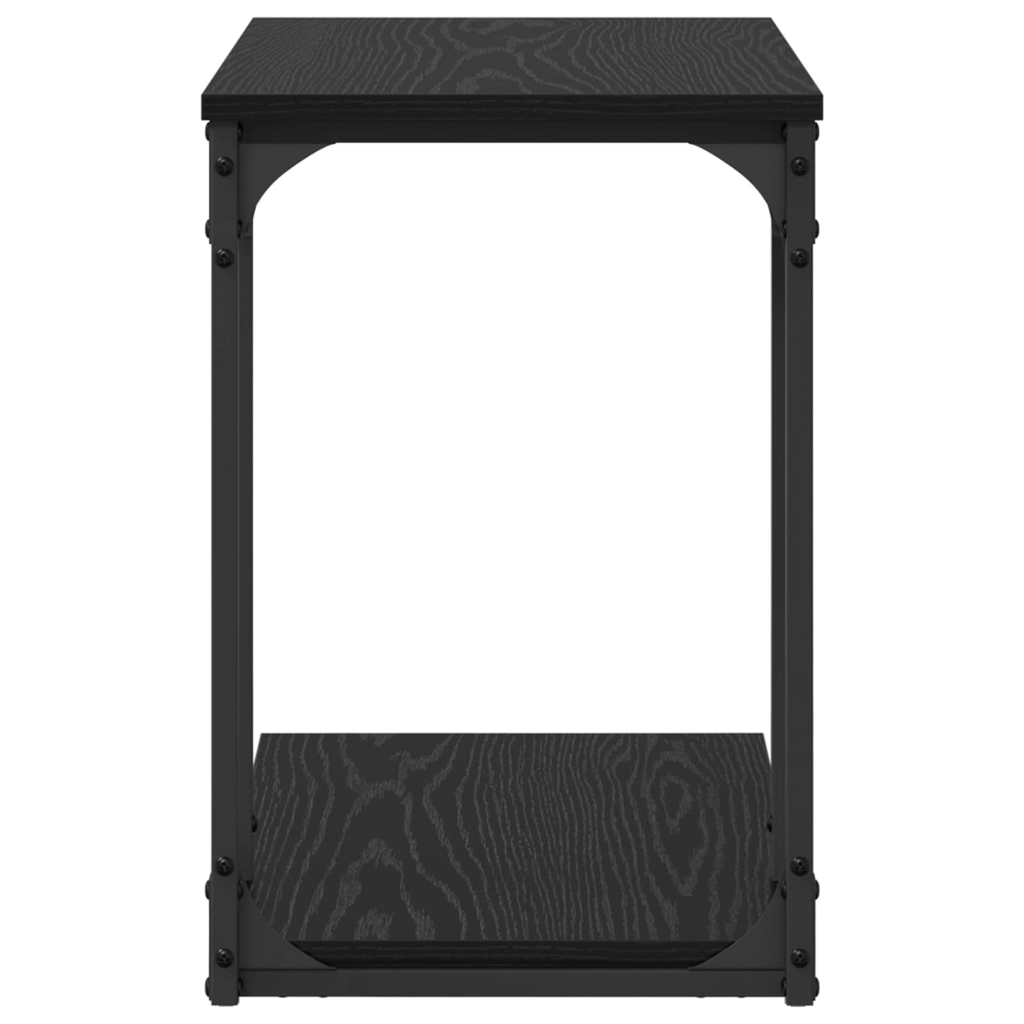 vidaXL Side Table Black Oak 50 x 35 x 52 cm Engineered Wood