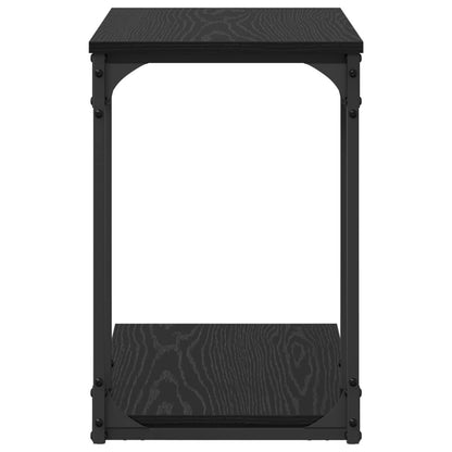 vidaXL Side Table Black Oak 50 x 35 x 52 cm Engineered Wood