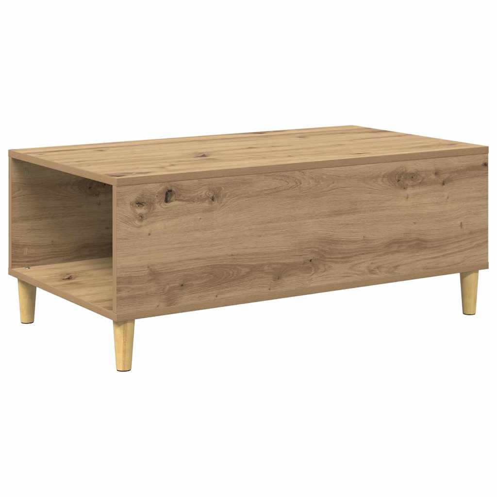 vidaXL Coffee Table Artisan Oak 90 x 50 x 35 cm Engineered Wood