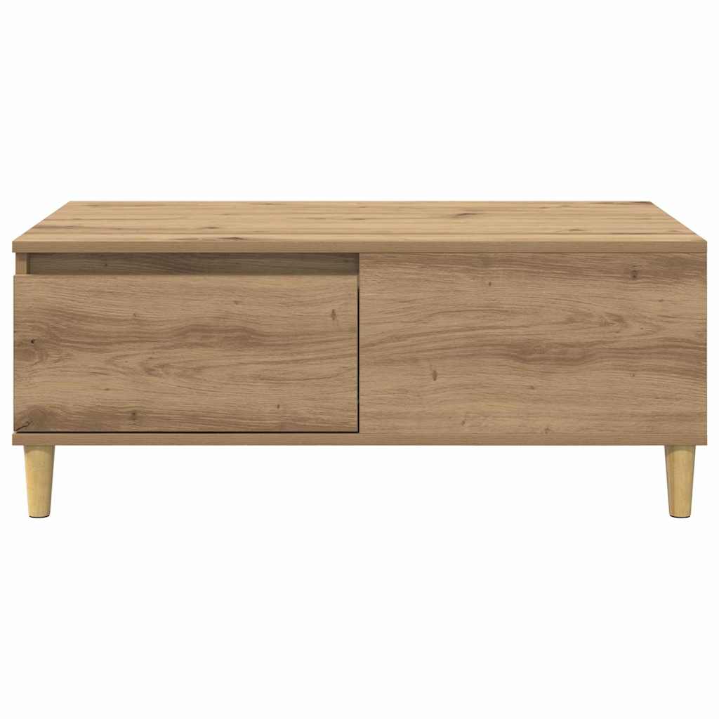 vidaXL Coffee Table Artisan Oak 90 x 50 x 35 cm Engineered Wood