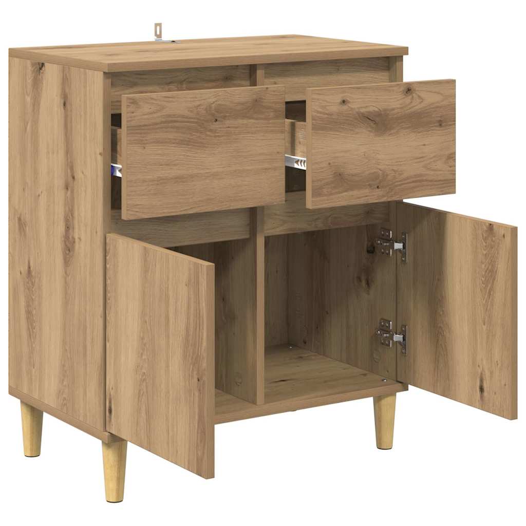 vidaXL Sideboard Artisan Oak 60 x 35 x 70 cm Engineered Wood