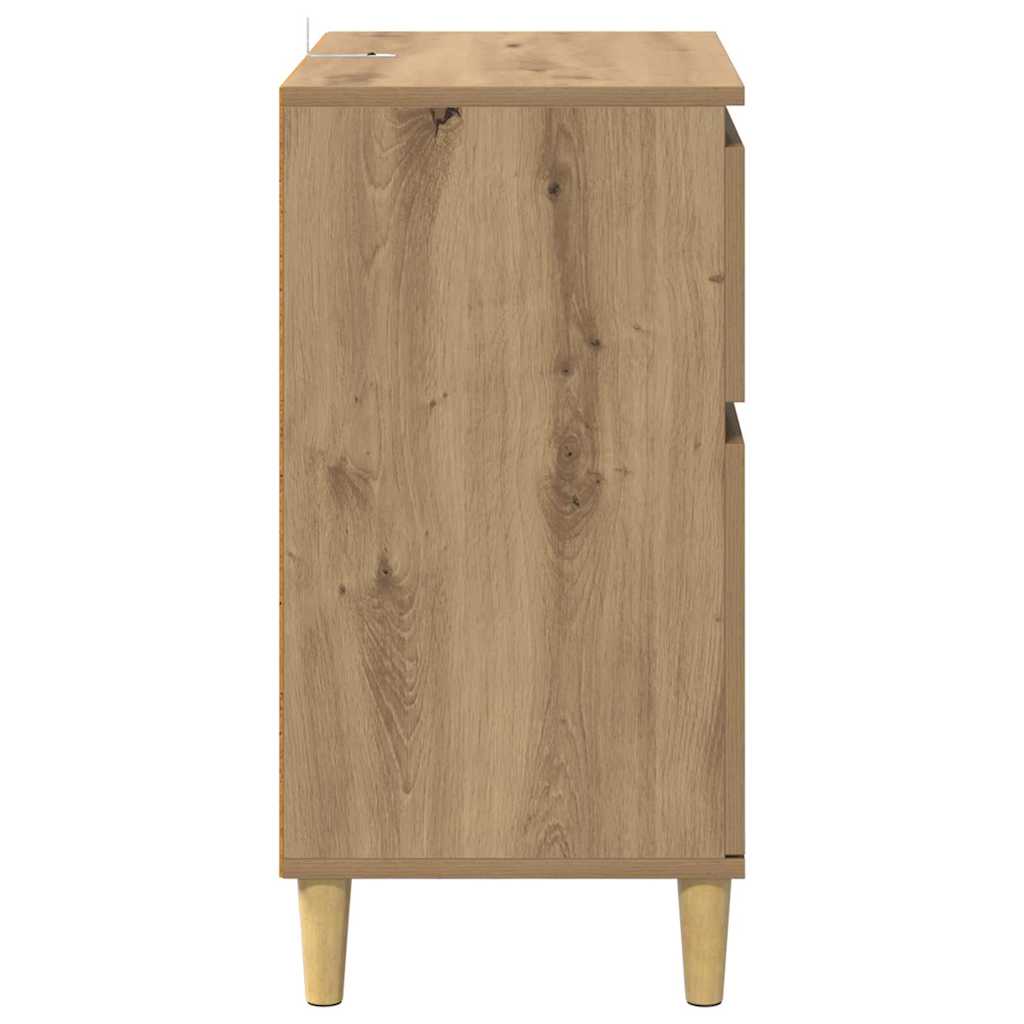 vidaXL Sideboard Artisan Oak 60 x 35 x 70 cm Engineered Wood