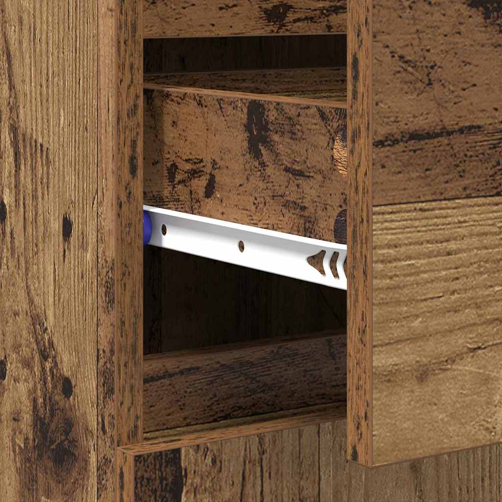 vidaXL Sideboard Old Wood 60 x 35 x 70 cm Engineered Wood and Iron