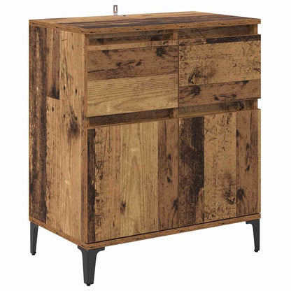 vidaXL Sideboard Old Wood 60 x 35 x 70 cm Engineered Wood and Iron
