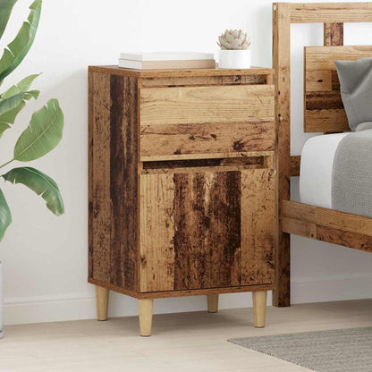 vidaXL Bedside Cabinet 2 pcs Old Wood 40 x 35 x 70 cm Engineered Wood
