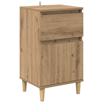 vidaXL Bedside Cabinet 2 pcs Artisan Oak 40 x 35 x 70 cm