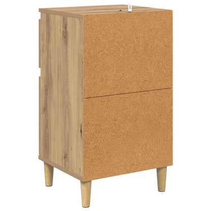 vidaXL Bedside Cabinet 2 pcs Artisan Oak 40 x 35 x 70 cm