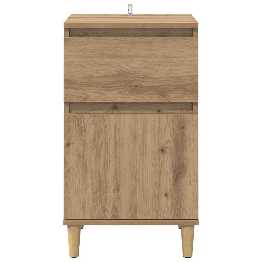 vidaXL Bedside Cabinet 2 pcs Artisan Oak 40 x 35 x 70 cm