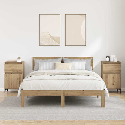 vidaXL Bedside Cabinet 2 pcs Artisan Oak 40 x 35 x 70 cm