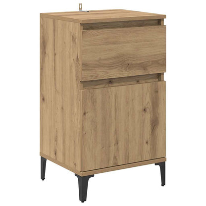 vidaXL Bedside Cabinet 2 pcs Artisan Oak 40 x 35 x 70 cm