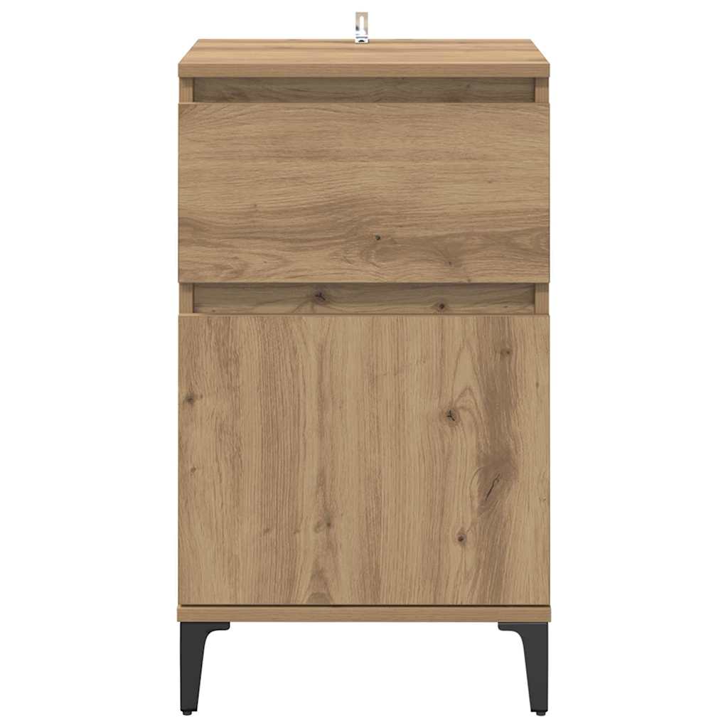 vidaXL Bedside Cabinet 2 pcs Artisan Oak 40 x 35 x 70 cm