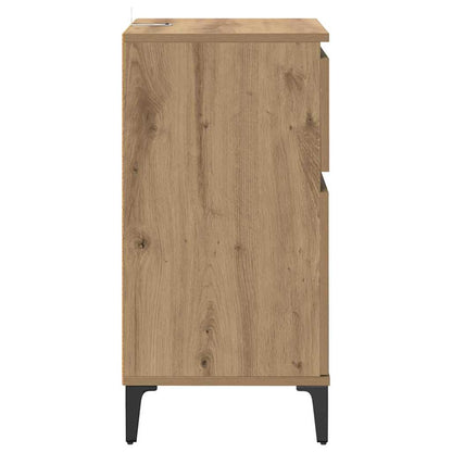 vidaXL Bedside Cabinet 2 pcs Artisan Oak 40 x 35 x 70 cm