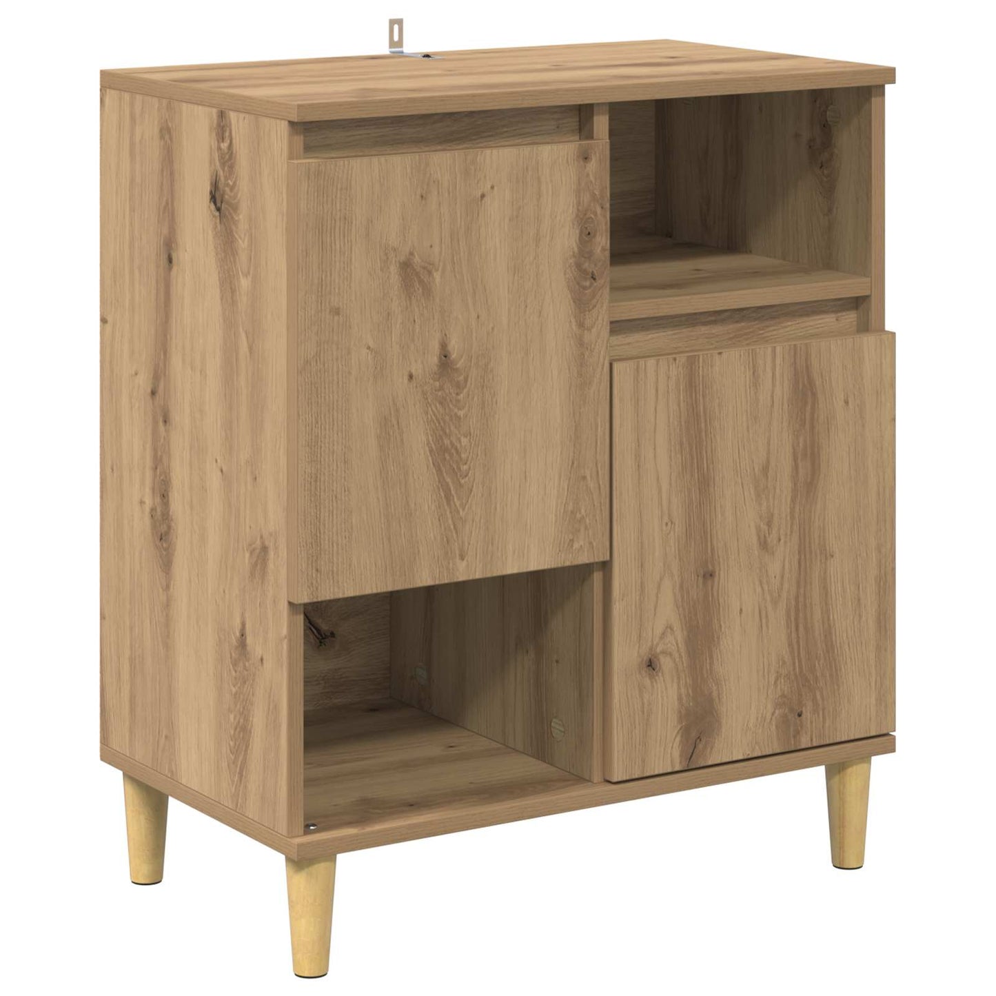 vidaXL Sideboard Artisan oak 35 x 60 x 70 cm Engineered Wood