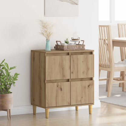 vidaXL Sideboard Artisan Oak 60 x 35 x 70 cm Engineered Wood