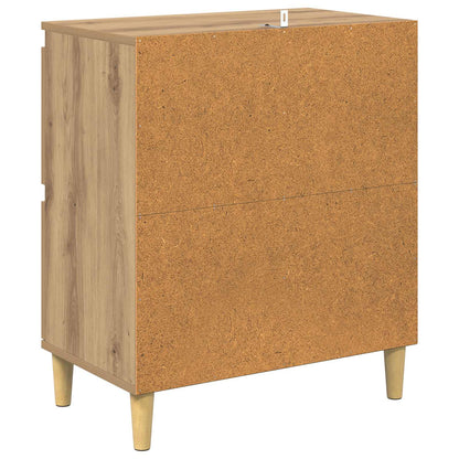 vidaXL Sideboard Artisan Oak 60 x 35 x 70 cm Engineered Wood