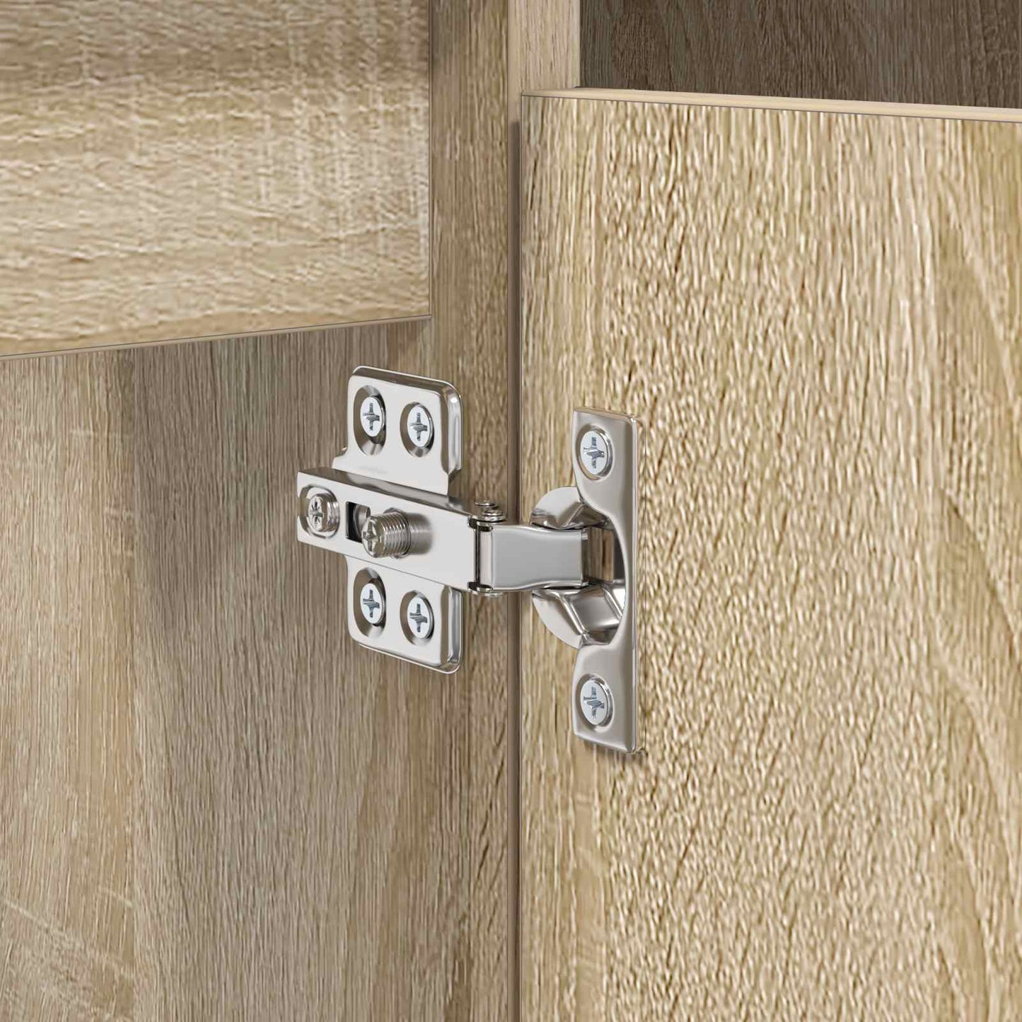 vidaXL Sink cabinet with Shelf with Storage Sonoma Oak 80 x 33 x 60 cm