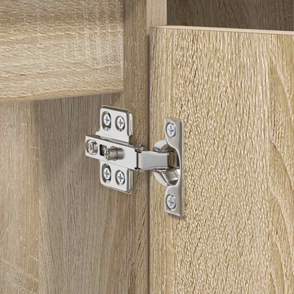 vidaXL Sink cabinet with Shelf with Storage Sonoma Oak 80 x 33 x 60 cm