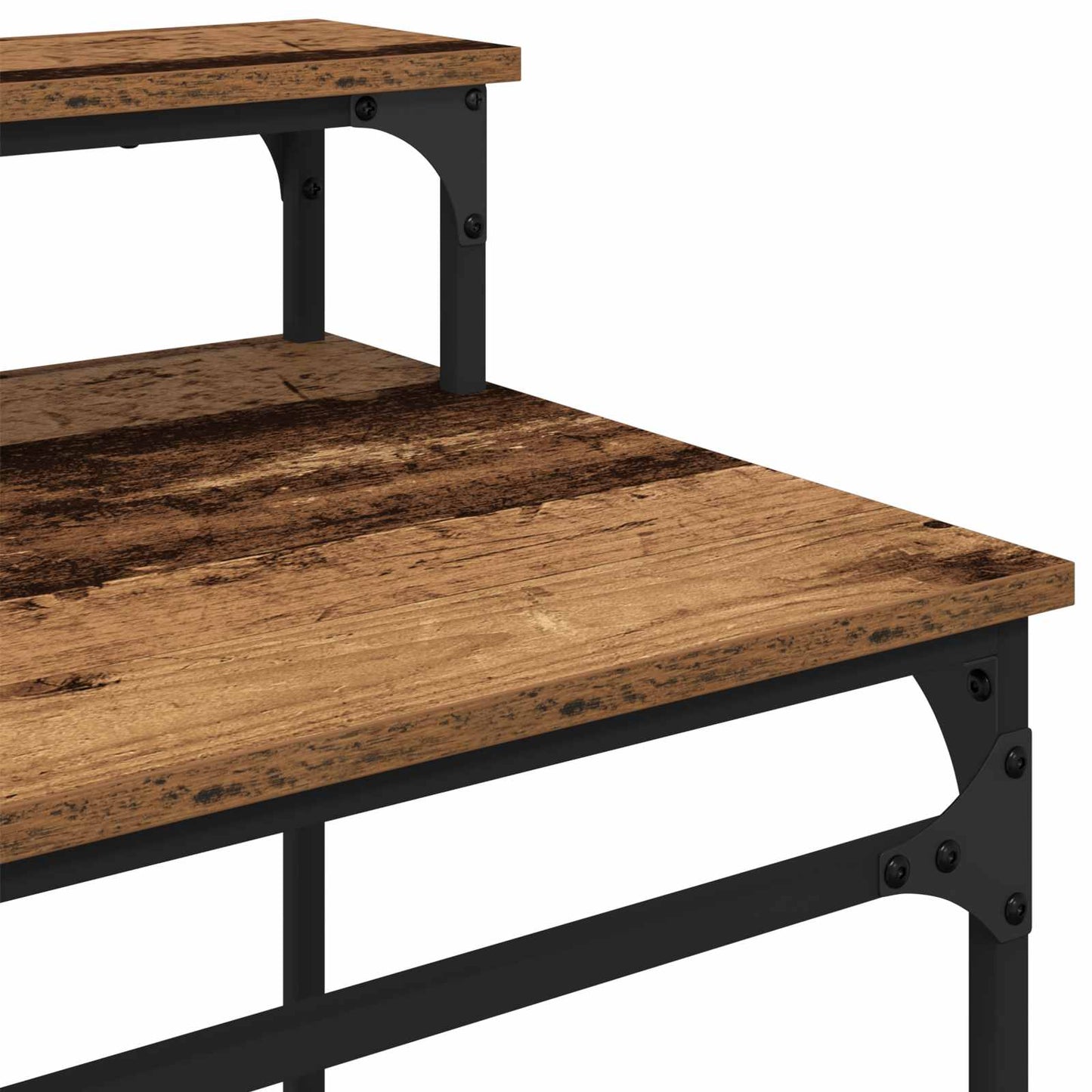 vidaXL Desk Old Wood 100 x 50 x 90 cm Engineered Wood