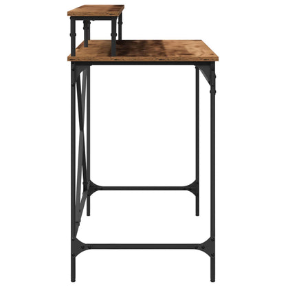 vidaXL Desk Old Wood 100 x 50 x 90 cm Engineered Wood