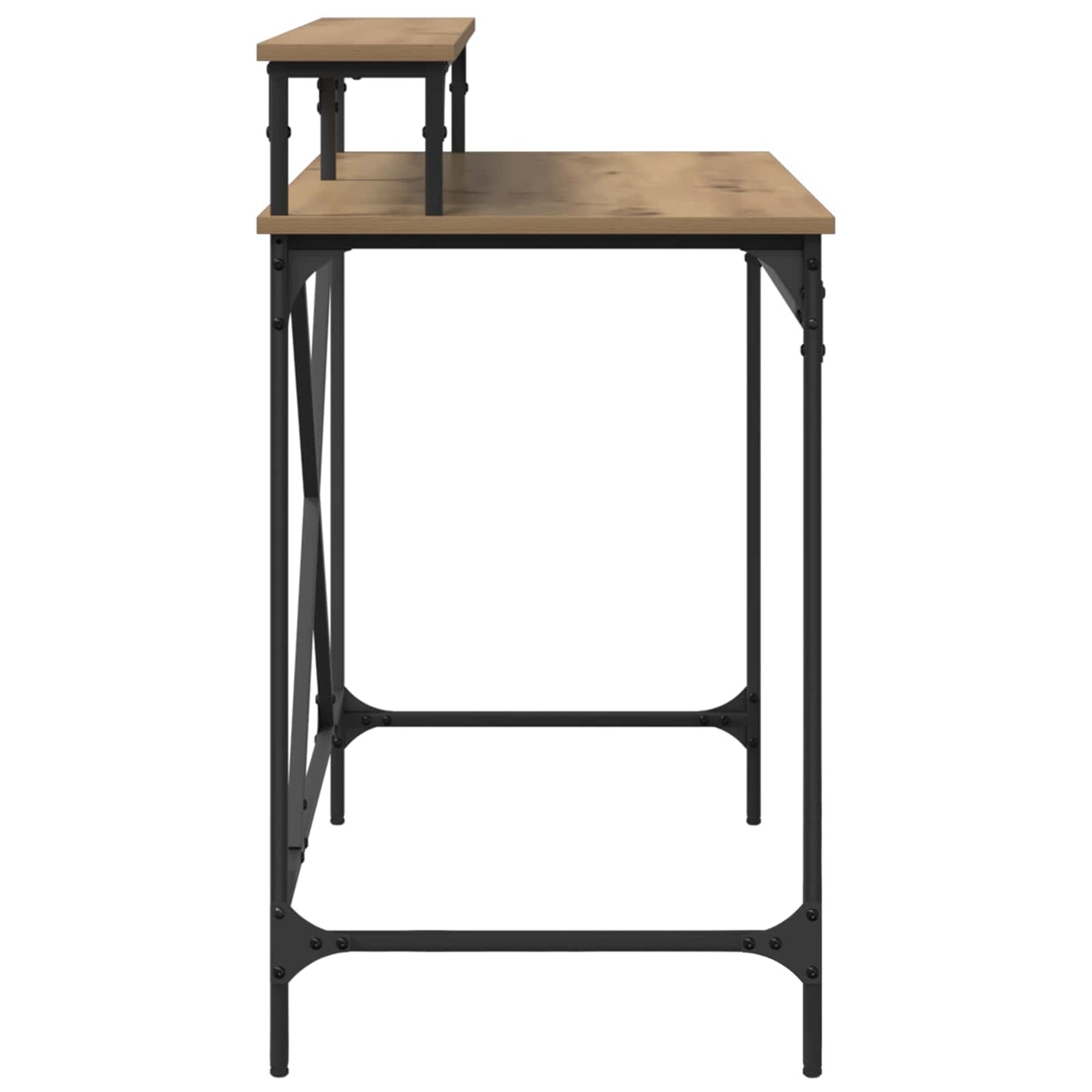 vidaXL Desk Artisan Oak 100 x 50 x 90 cm Engineered Wood