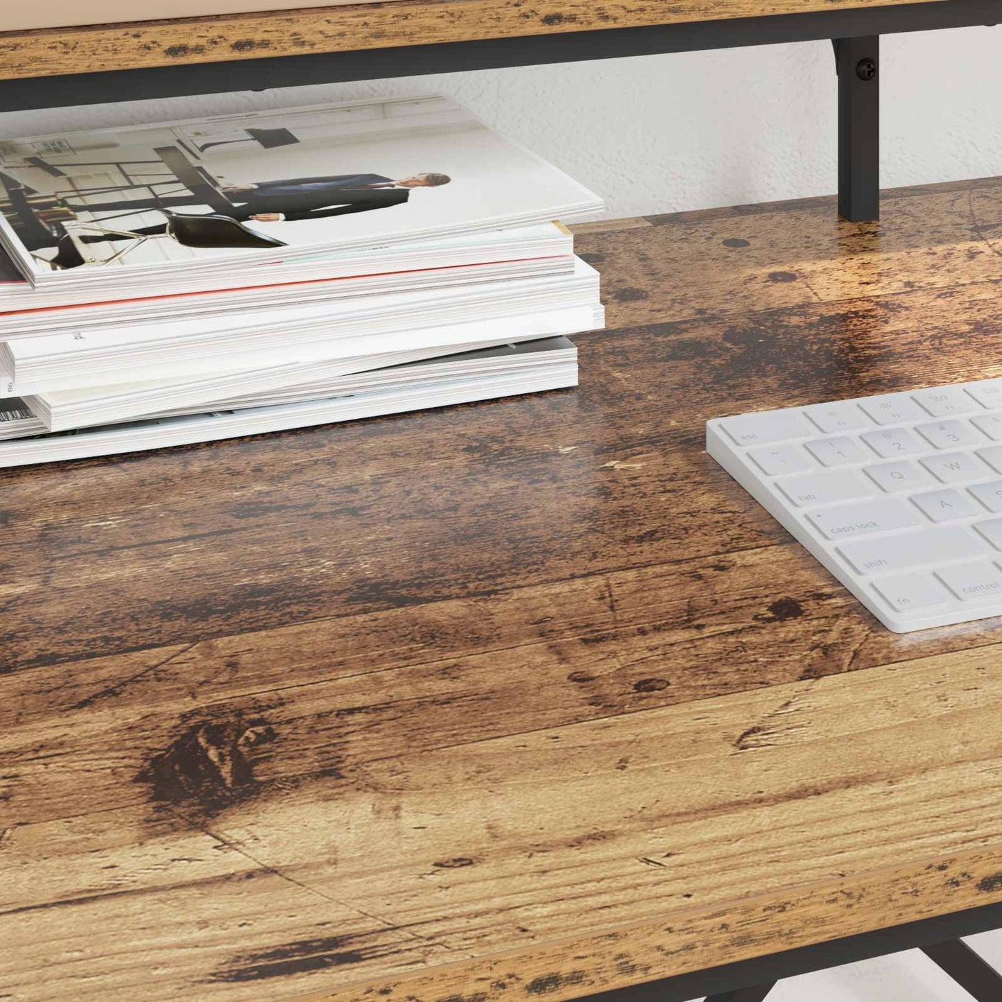 vidaXL Desk Old Wood 80 x 50 x 90 cm Engineered Wood
