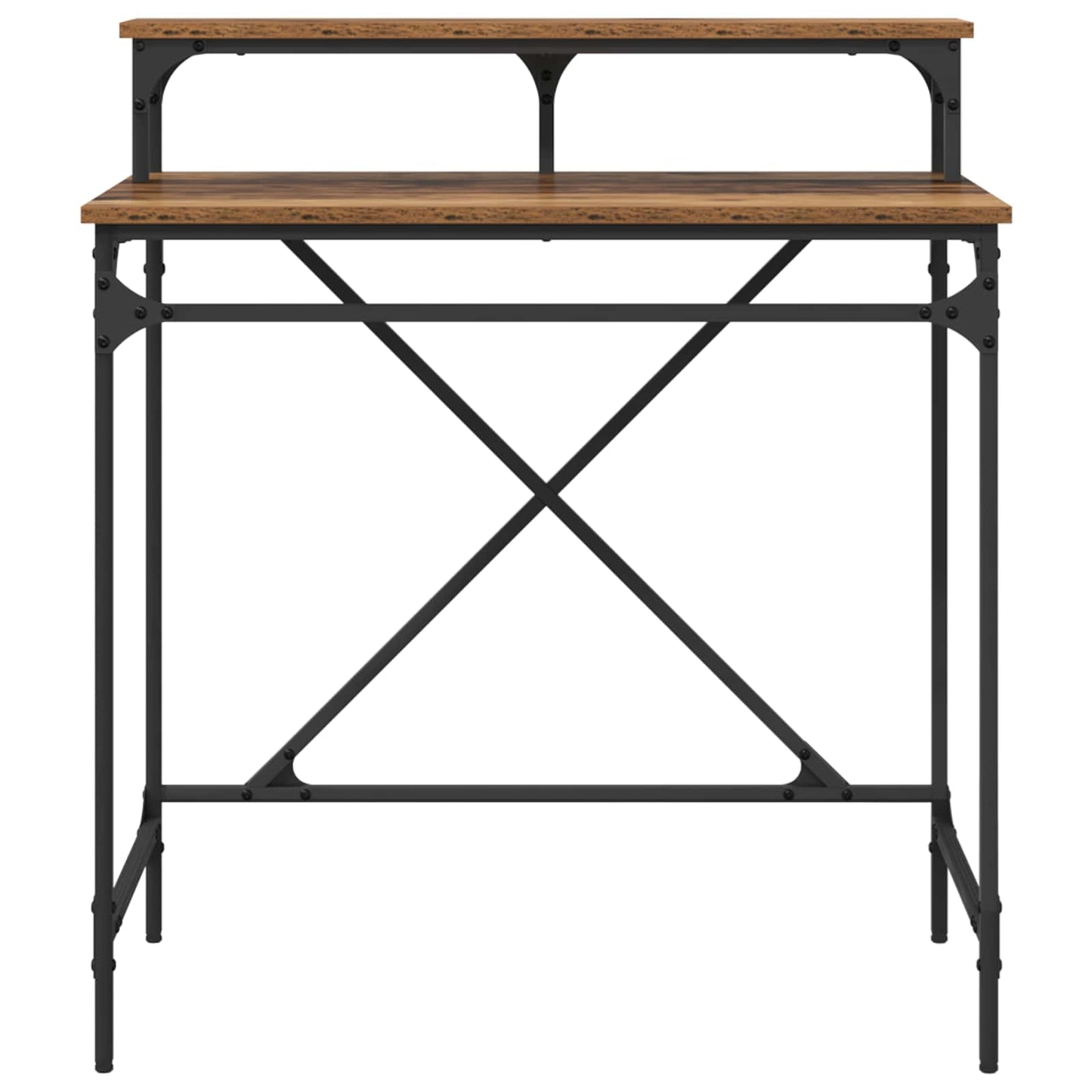 vidaXL Desk Old Wood 80 x 50 x 90 cm Engineered Wood