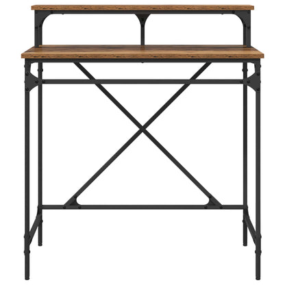 vidaXL Desk Old Wood 80 x 50 x 90 cm Engineered Wood