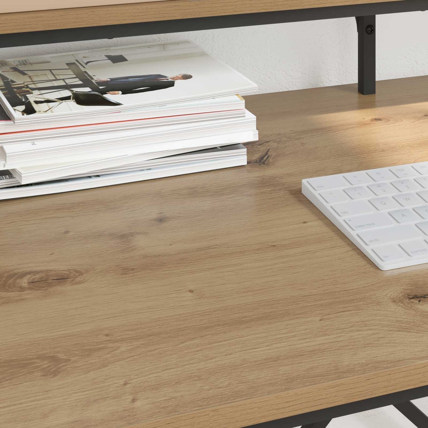 vidaXL Desk Artisan Oak 80 x 50 x 90 cm Engineered Wood