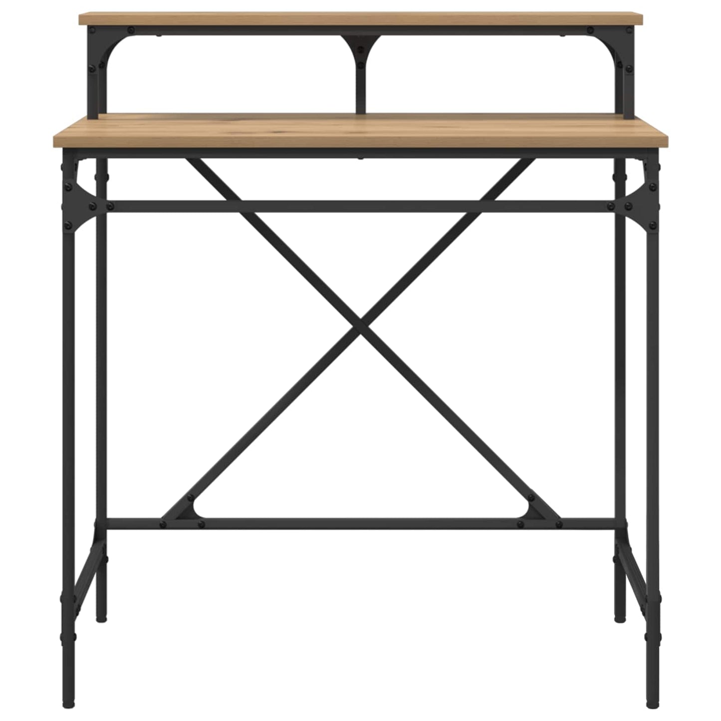 vidaXL Desk Artisan Oak 80 x 50 x 90 cm Engineered Wood
