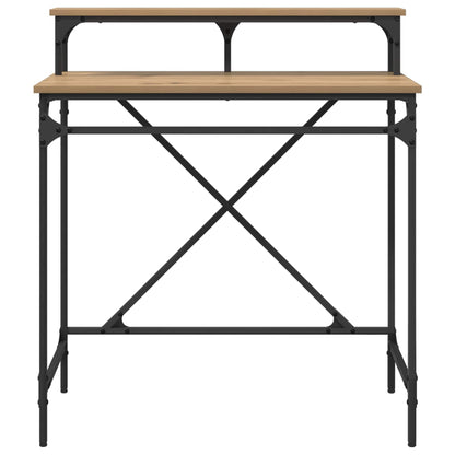 vidaXL Desk Artisan Oak 80 x 50 x 90 cm Engineered Wood