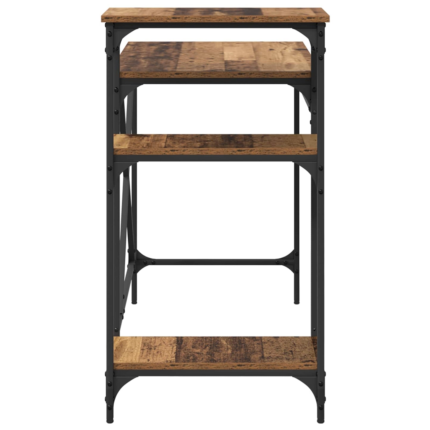 vidaXL Desk Old Wood 105 x 50 x 90 cm Engineered Wood