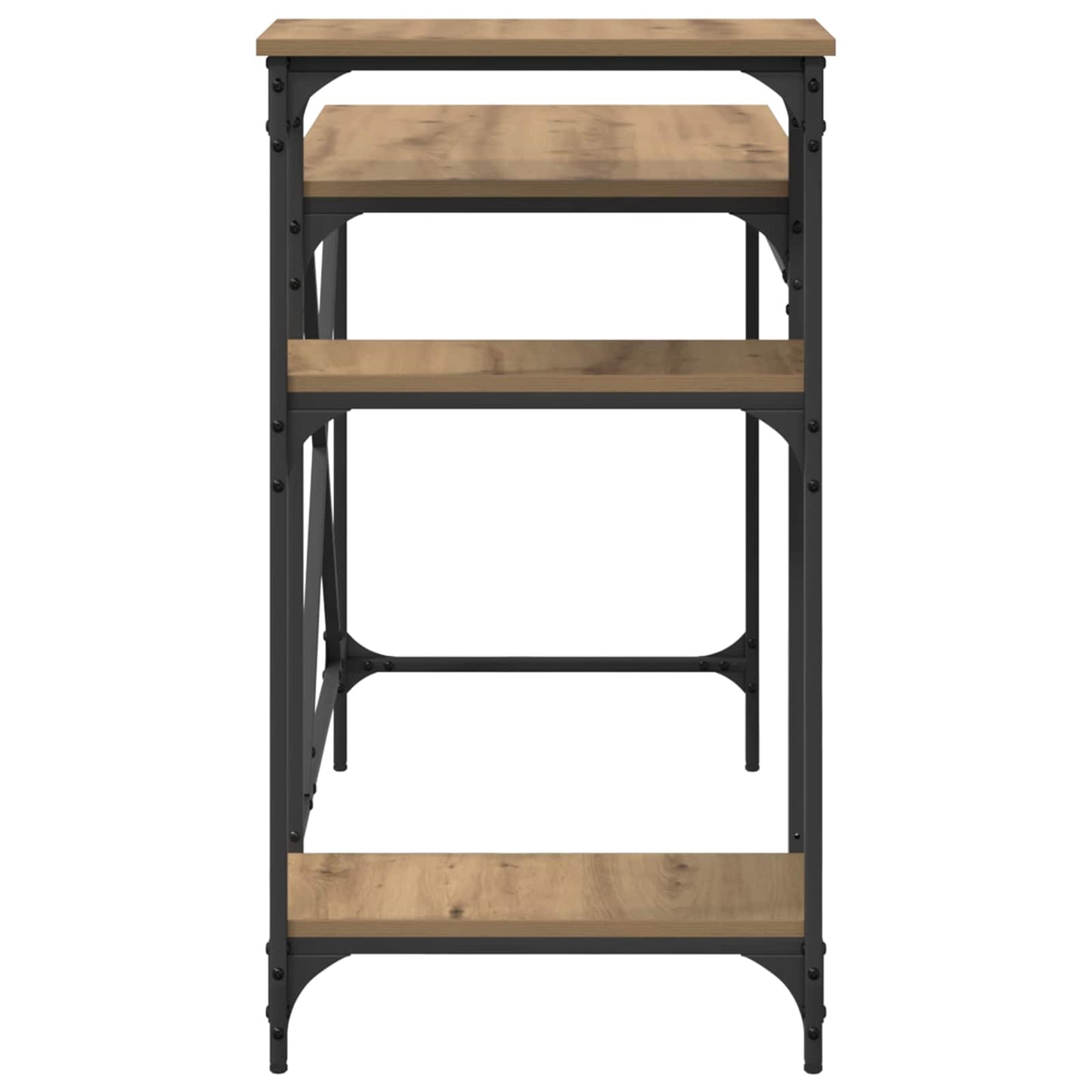 vidaXL Desk Artisan Oak 105 x 50 x 90 cm Engineered Wood