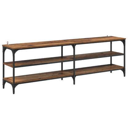 vidaXL TV Cabinet Old Wood 160 x 30 x 50 cm Engineered Wood and Iron