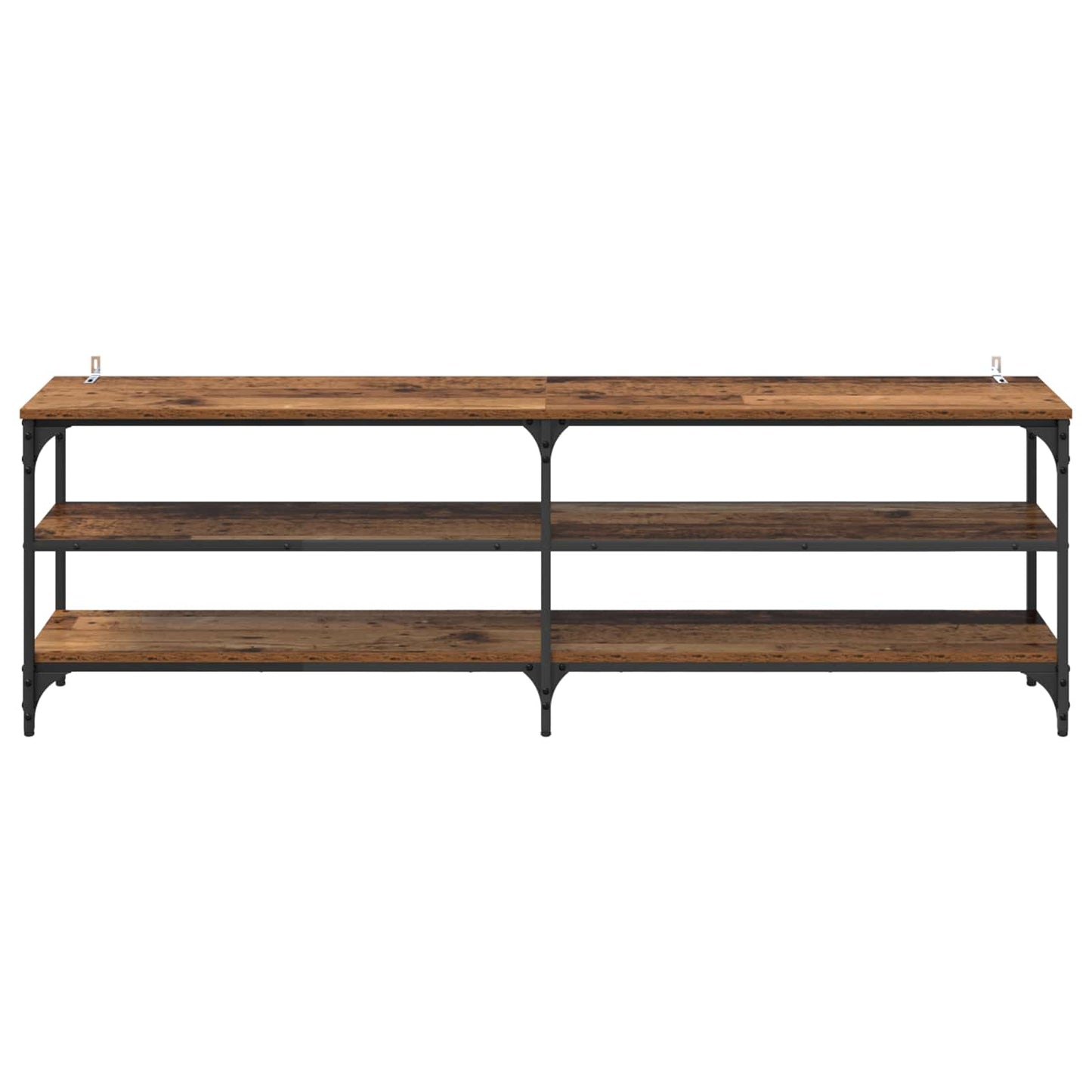 vidaXL TV Cabinet Old Wood 160 x 30 x 50 cm Engineered Wood and Iron
