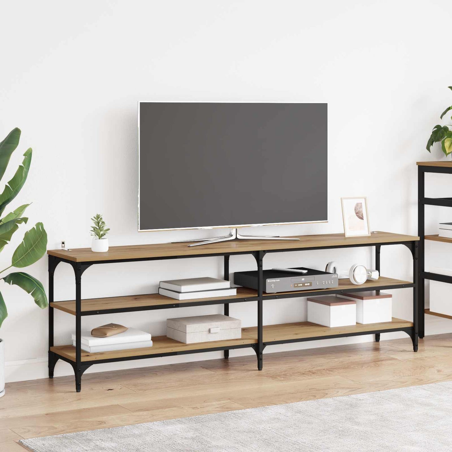 vidaXL TV Cabinet 160 x 30 x 50 cm Artisan Oak