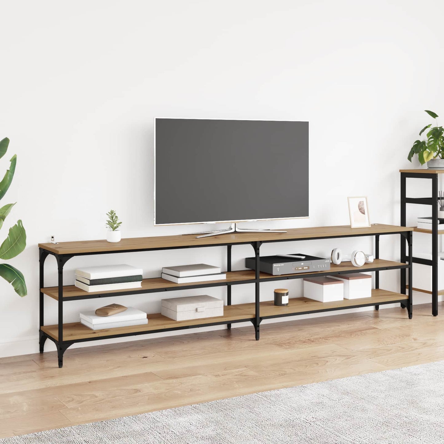 vidaXL TV Cabinet 200 x 30 x 50 cm Artisan Oak
