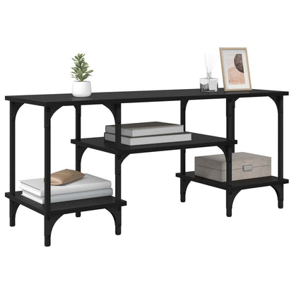 vidaXL TV Cabinet Black Oak 102 x 35 x 45.5 cm