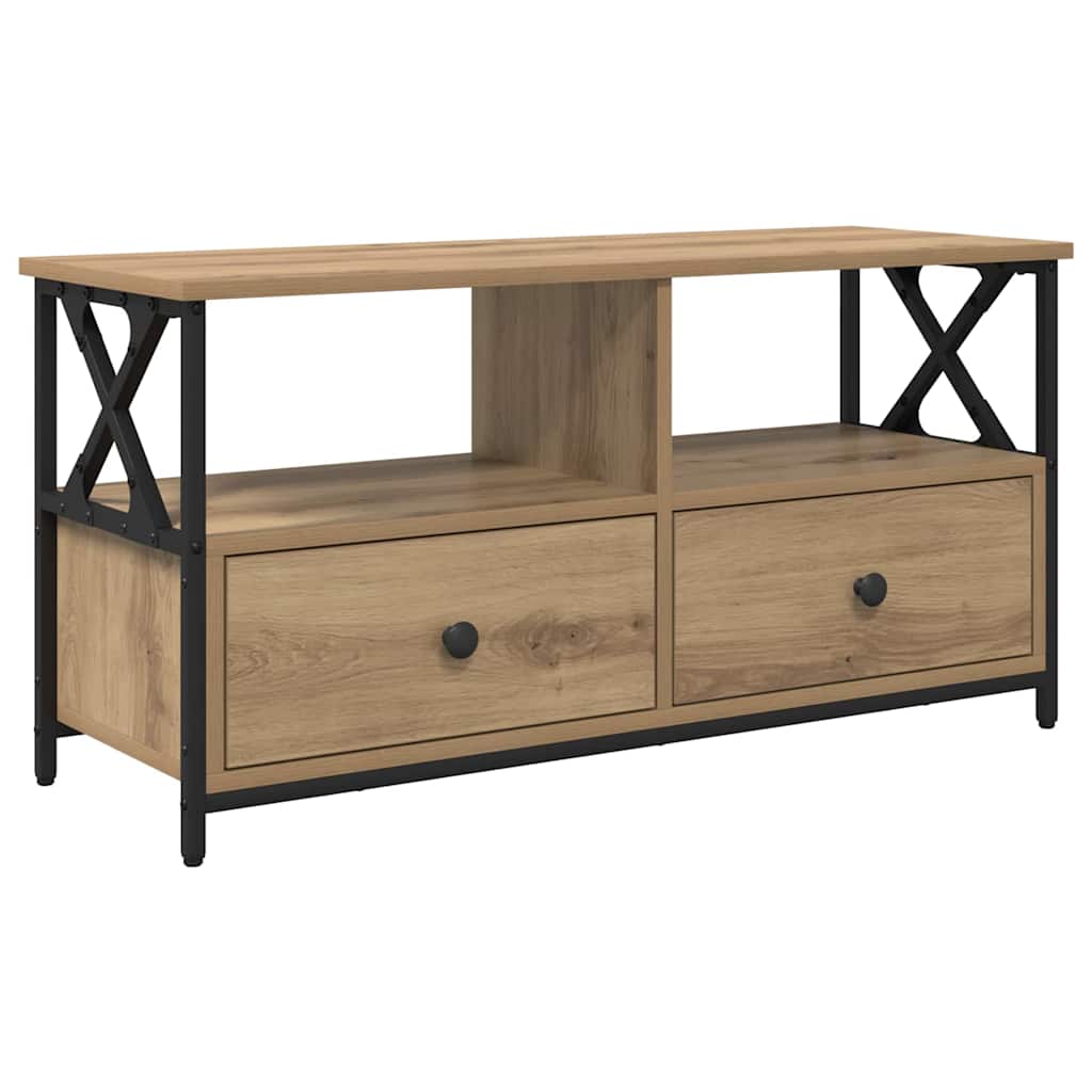 vidaXL TV Cabinet 90 x 33 x 45 cm Artisan Oak