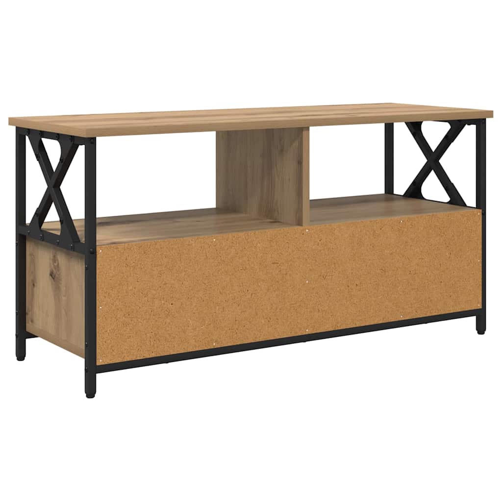 vidaXL TV Cabinet with Drawer Artisan Oak 90 x 33 x 45 cm