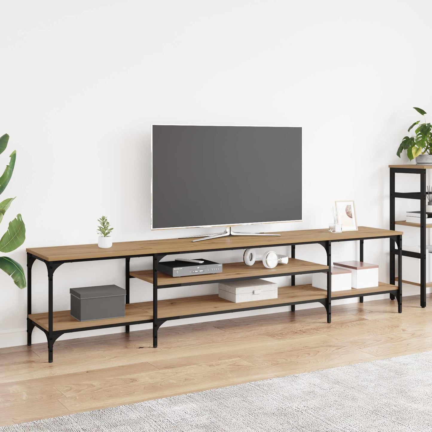 vidaXL TV Cabinet 201 x 35 x 45 cm Artisan Oak