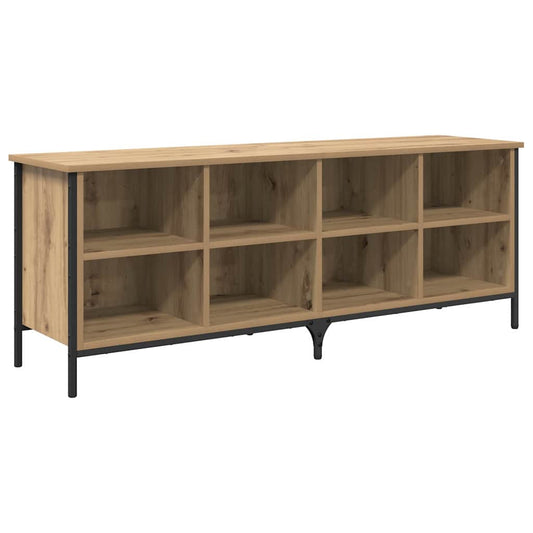 vidaXL Shoe Cabinet 131 x 35 x 50 cm Engineered Wood and Iron