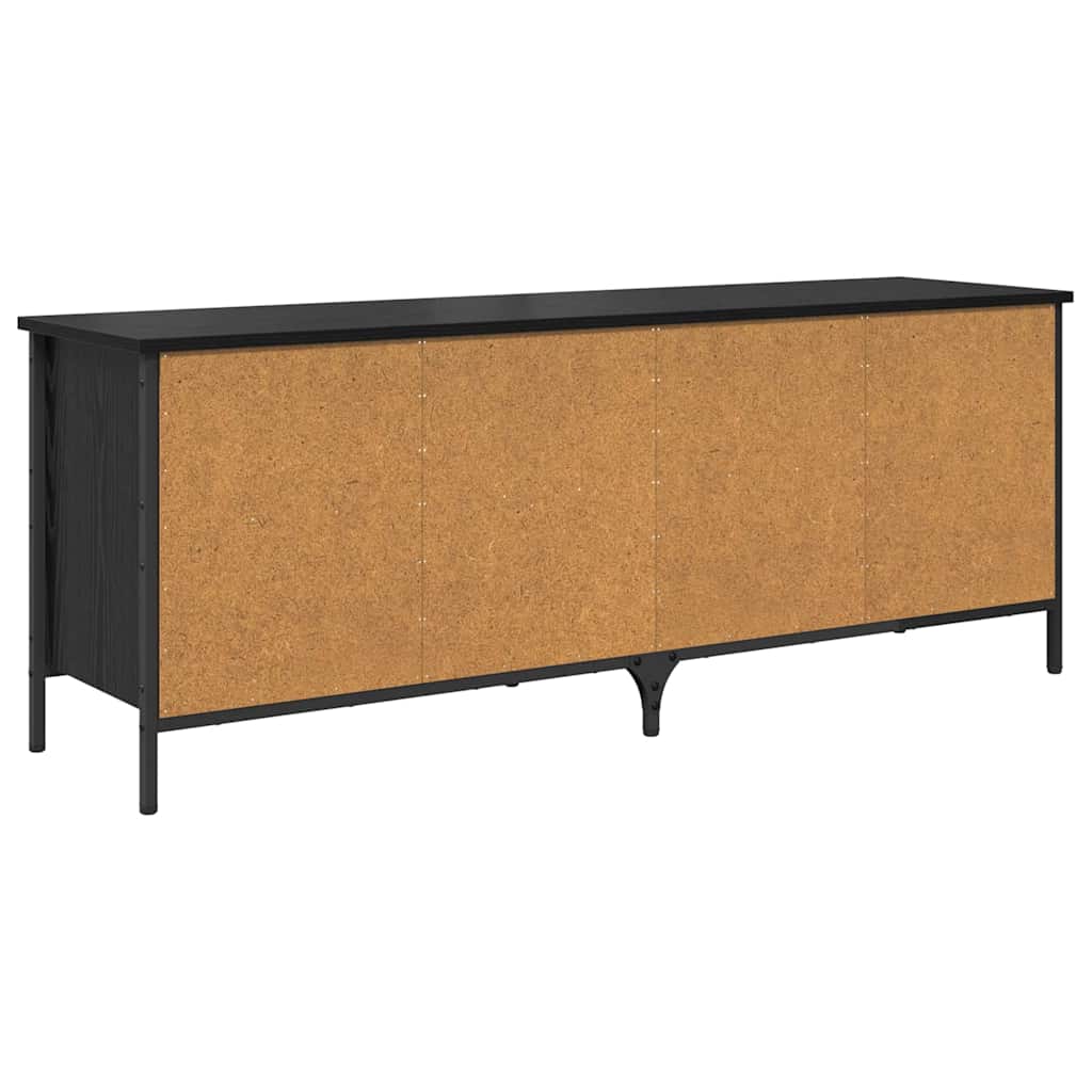 vidaXL Shoe Cabinet 131 x 35 x 50 cm Engineered Wood and Iron