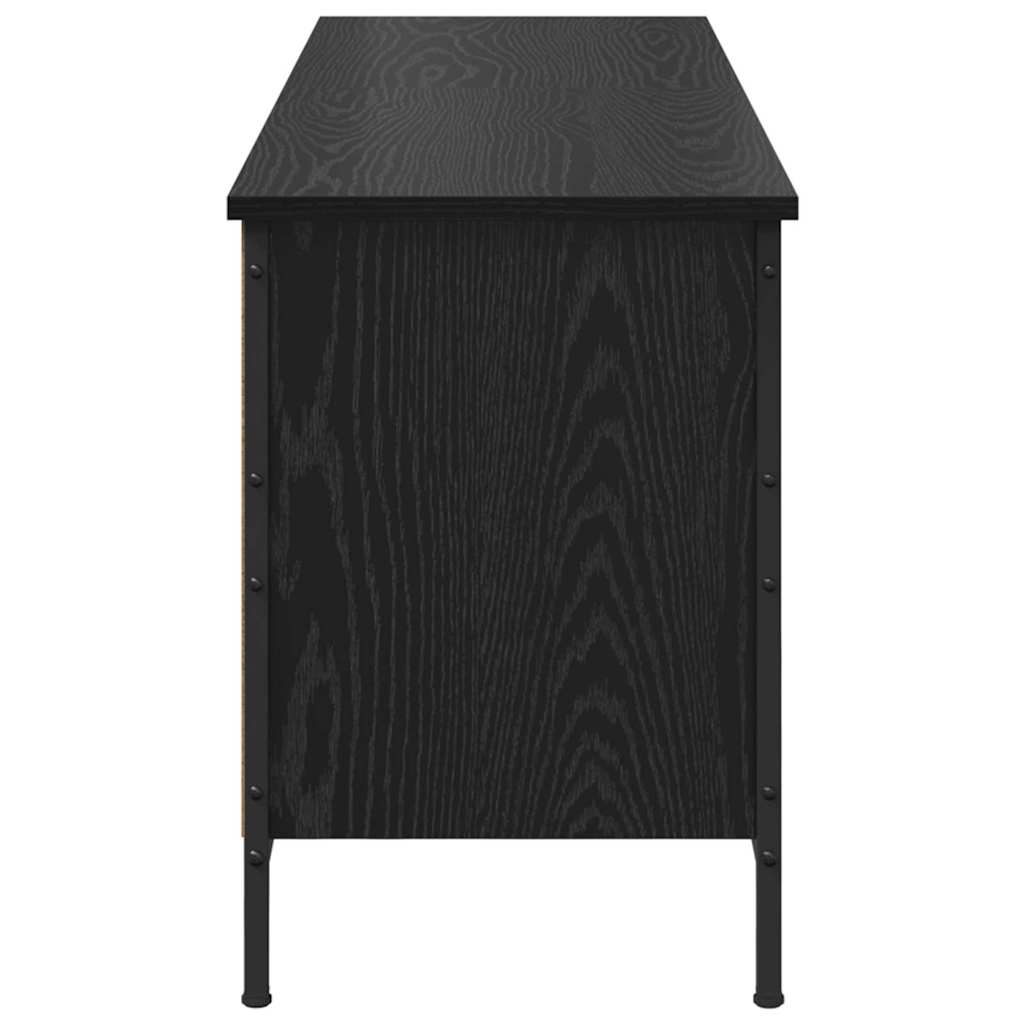 vidaXL Shoe Cabinet 131 x 35 x 50 cm Engineered Wood and Iron