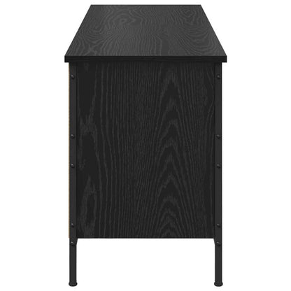 vidaXL Shoe Cabinet 131 x 35 x 50 cm Engineered Wood and Iron