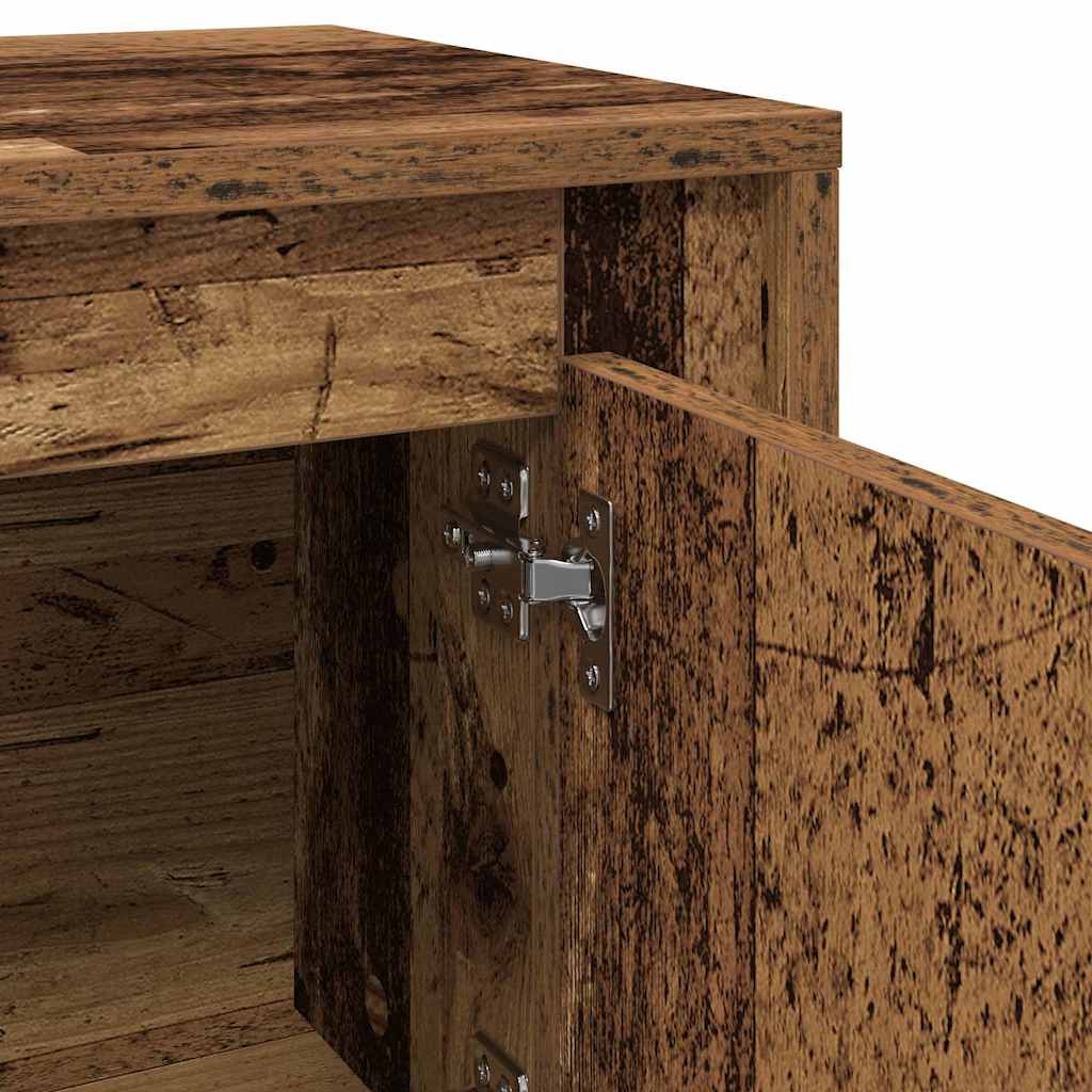 vidaXL TV Cabinet Old Wood 102 x 35 x 45 cm Engineered Wood
