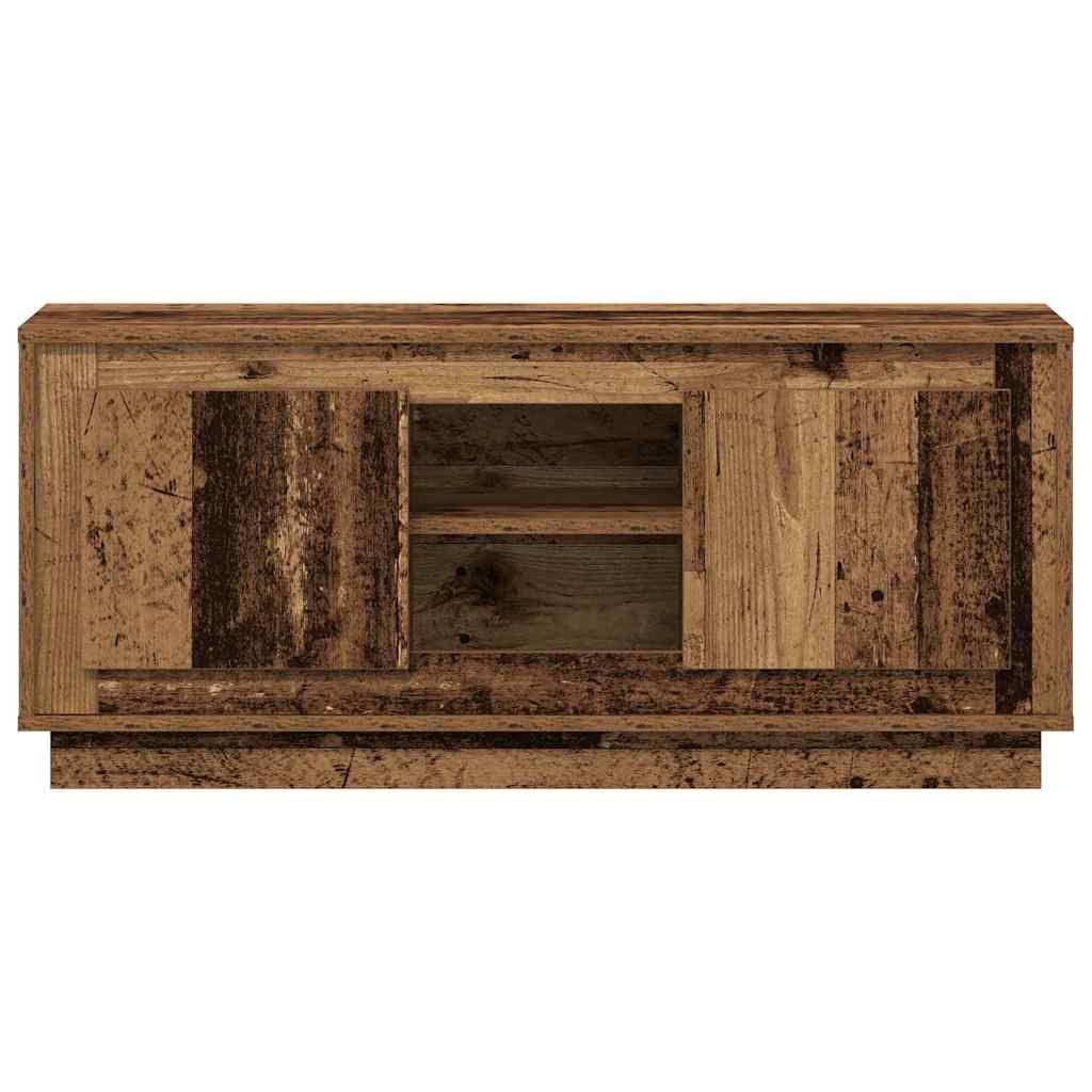 vidaXL TV Cabinet Old Wood 102 x 35 x 45 cm Engineered Wood