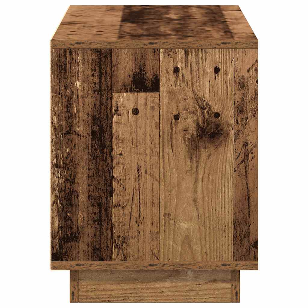 vidaXL TV Cabinet Old Wood 102 x 35 x 45 cm Engineered Wood