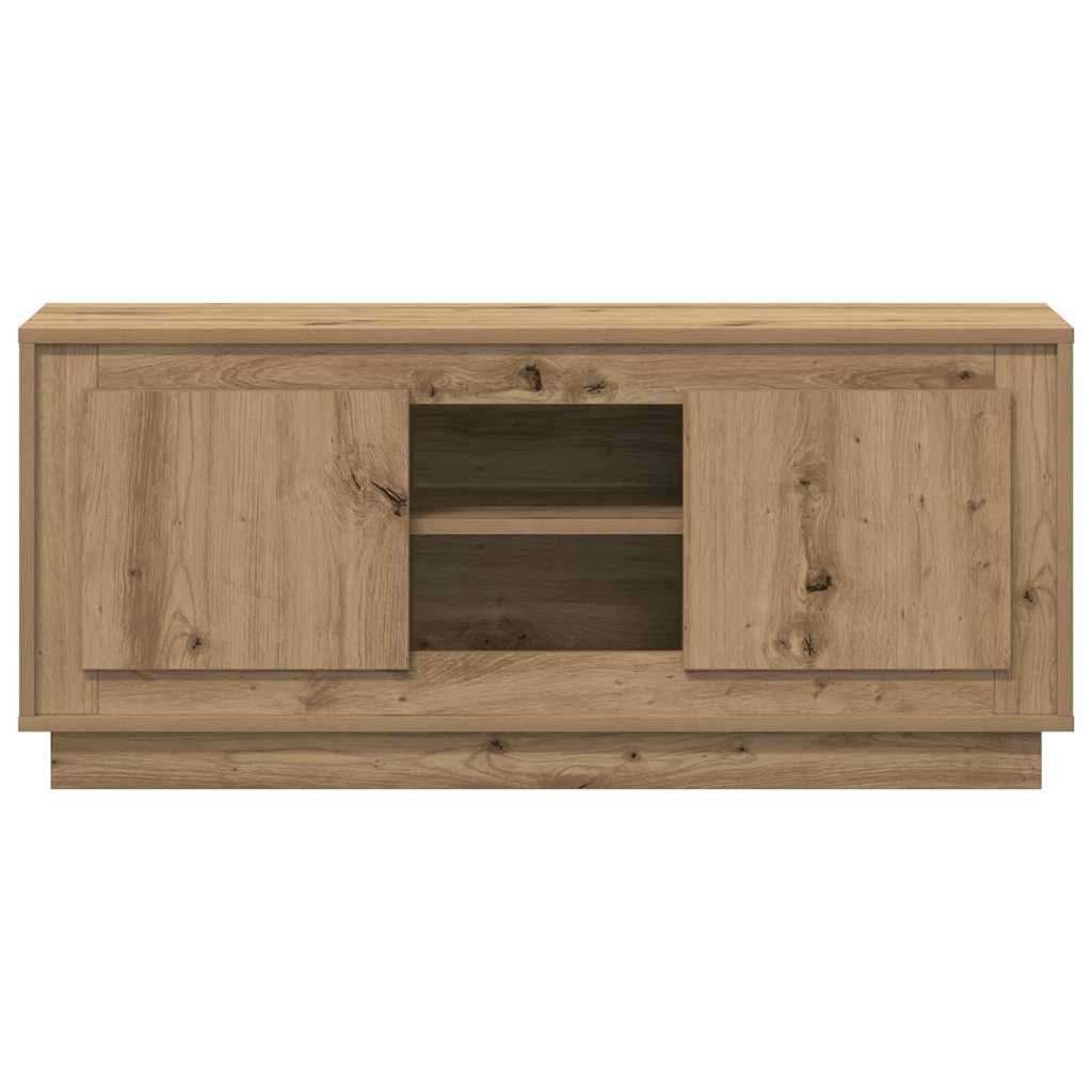 vidaXL TV Cabinet 102 x 35 x 45 cm Artisan Oak Engineered Wood