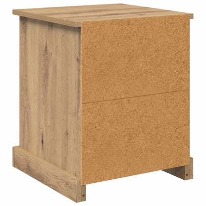 vidaXL Bedside Cabinet 2 pcs Artisan Oak 39 x 39 x 47.5 cm