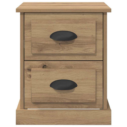 vidaXL Bedside Cabinet 2 pcs Artisan Oak 39 x 39 x 47.5 cm